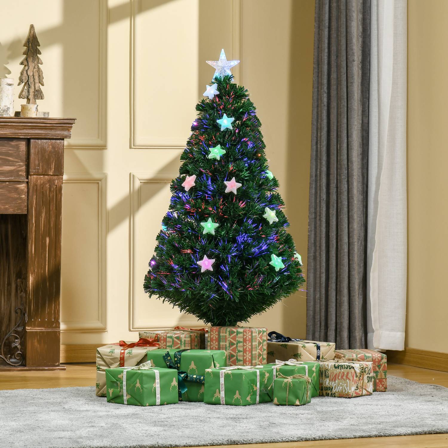 120 cm LED kunstmatige kerstboom met 16 lampjes