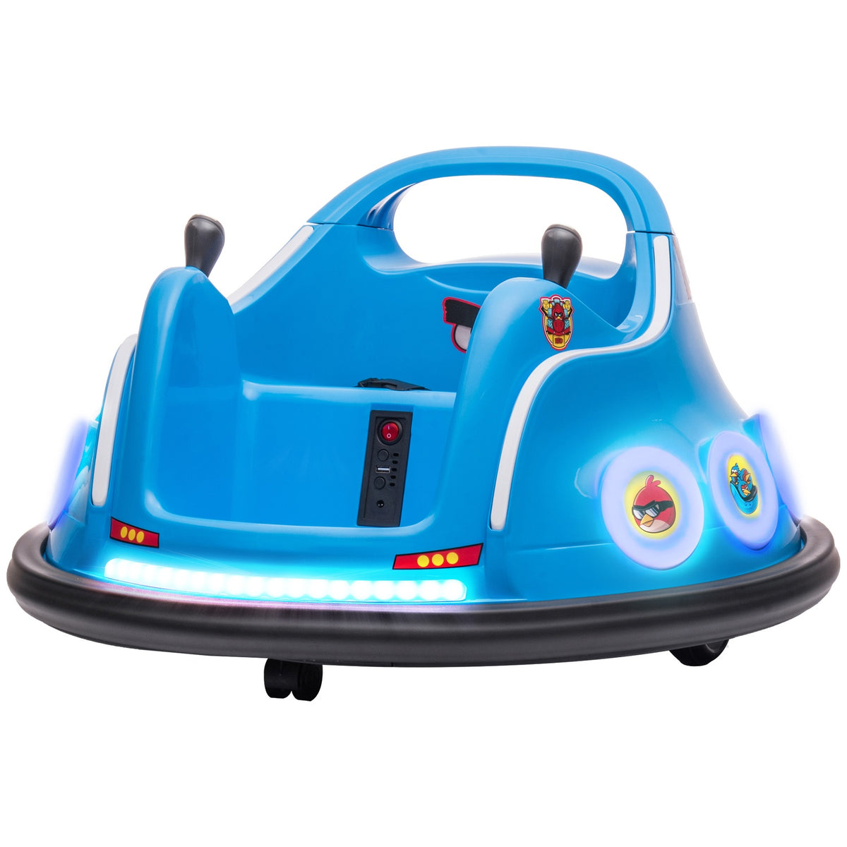 12V elektrische bumperauto voor kinderen, afstandsbediening, 360° draaibaar