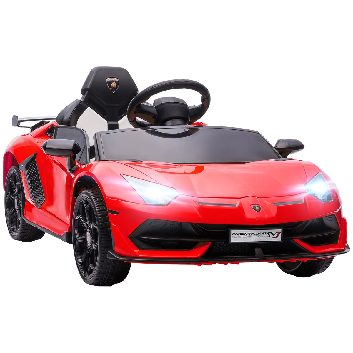 12V elektrische kinderauto met afstandsbediening, MP3, verlichting, claxon