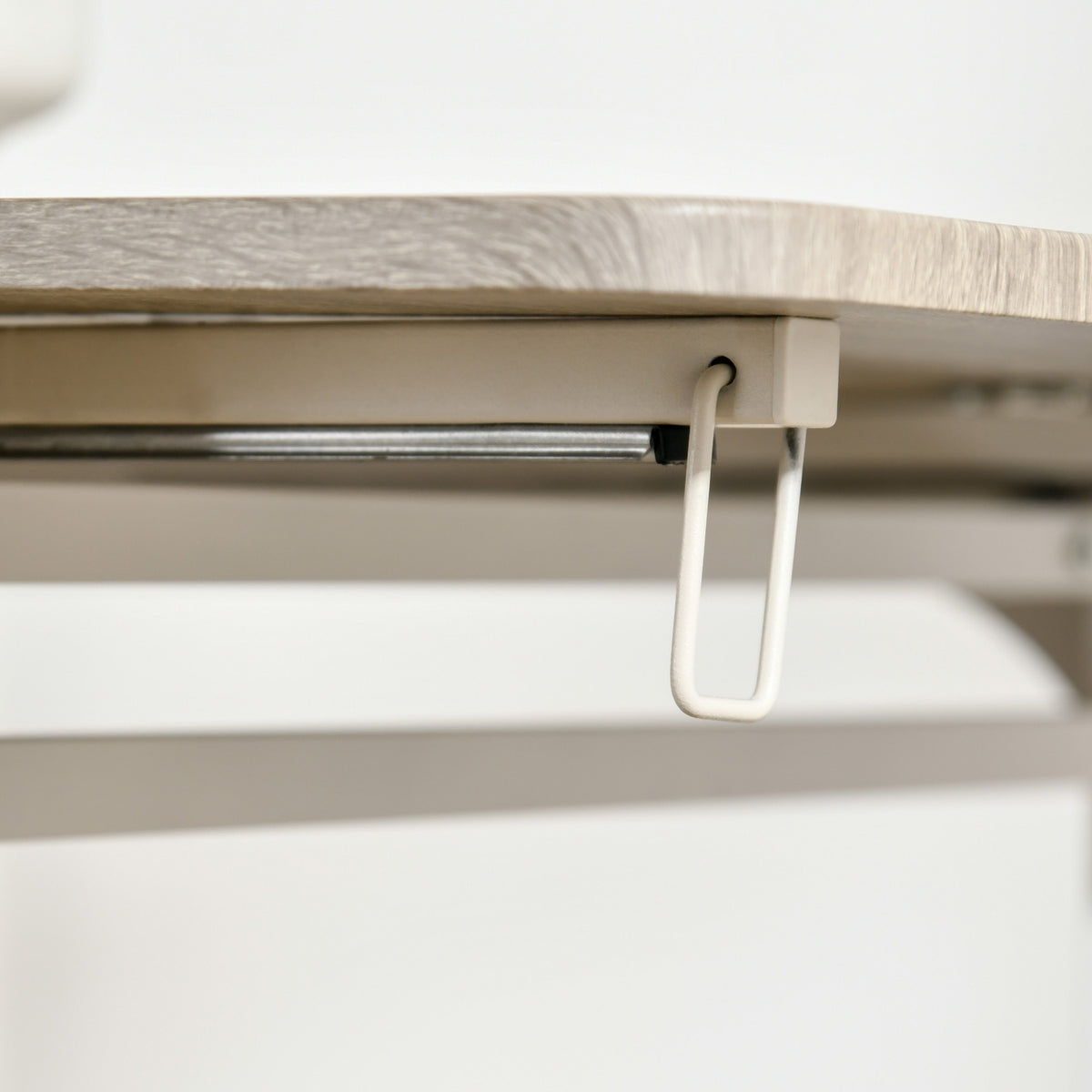 3-delige eetkamerset met opklapbare tafel en stoelen, staal MDF
