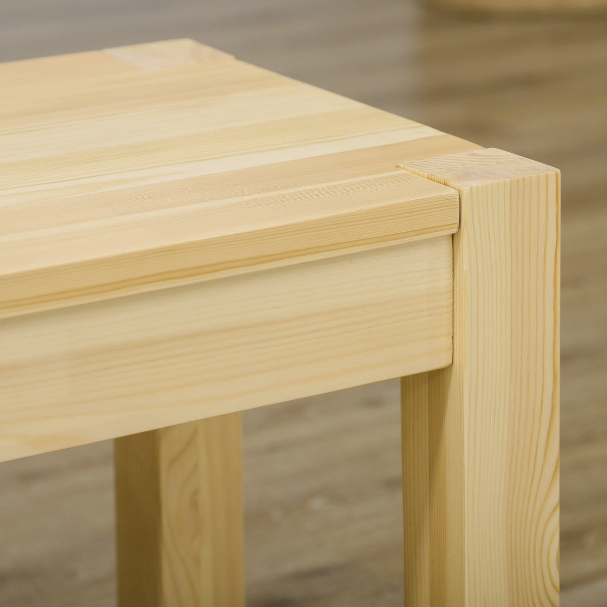 3-zits eetkamerbank van grenen, draagvermogen 330 kg, 150 x 33 x 45 cm
