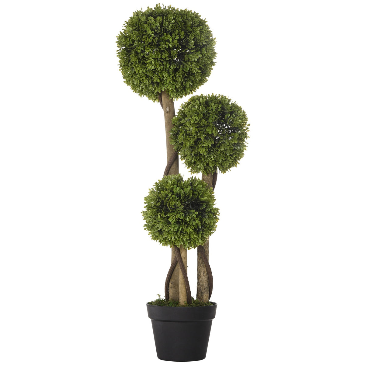 90 cm UV-bestendige buxus in pot – binnen/buiten