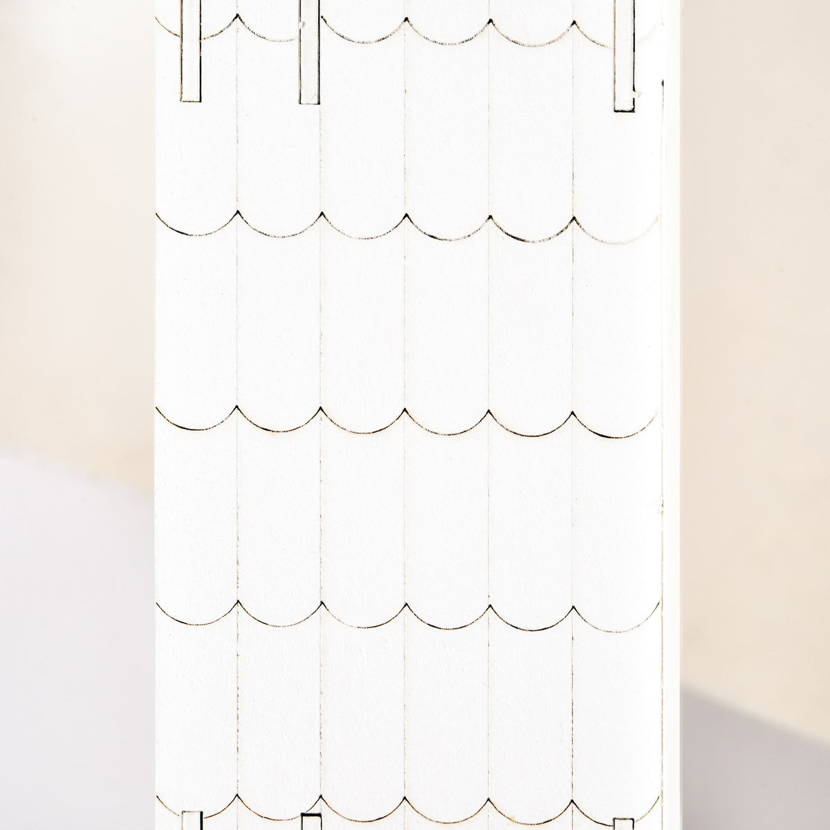 Adventskalender met led, 24 vulbare vakjes, wit