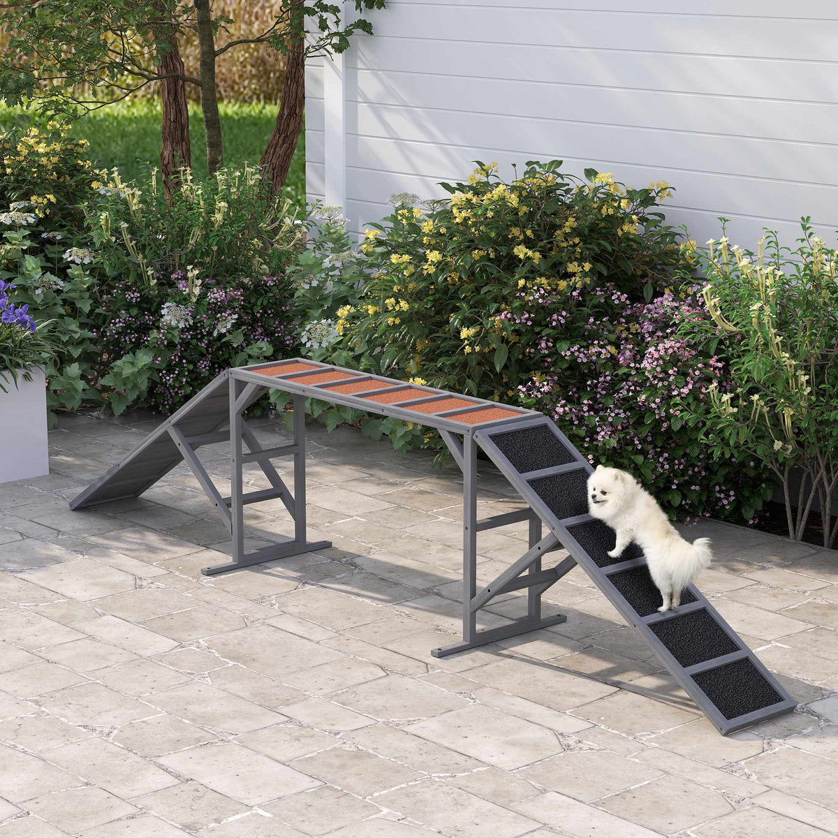 Hondenagilityhelling, antislip, helling van 35°, draagvermogen van 40 kg