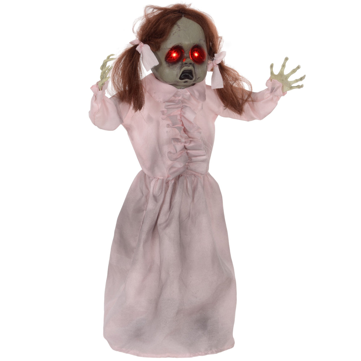 Geanimeerde Halloween-pop, geactiveerd door geluid en aanraking, 76 cm