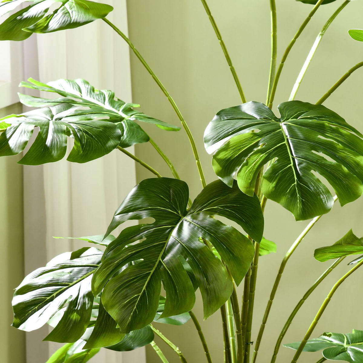 Kunstmatige Monstera Deliciosa, 180 cm, plantendecoratie voor binnen