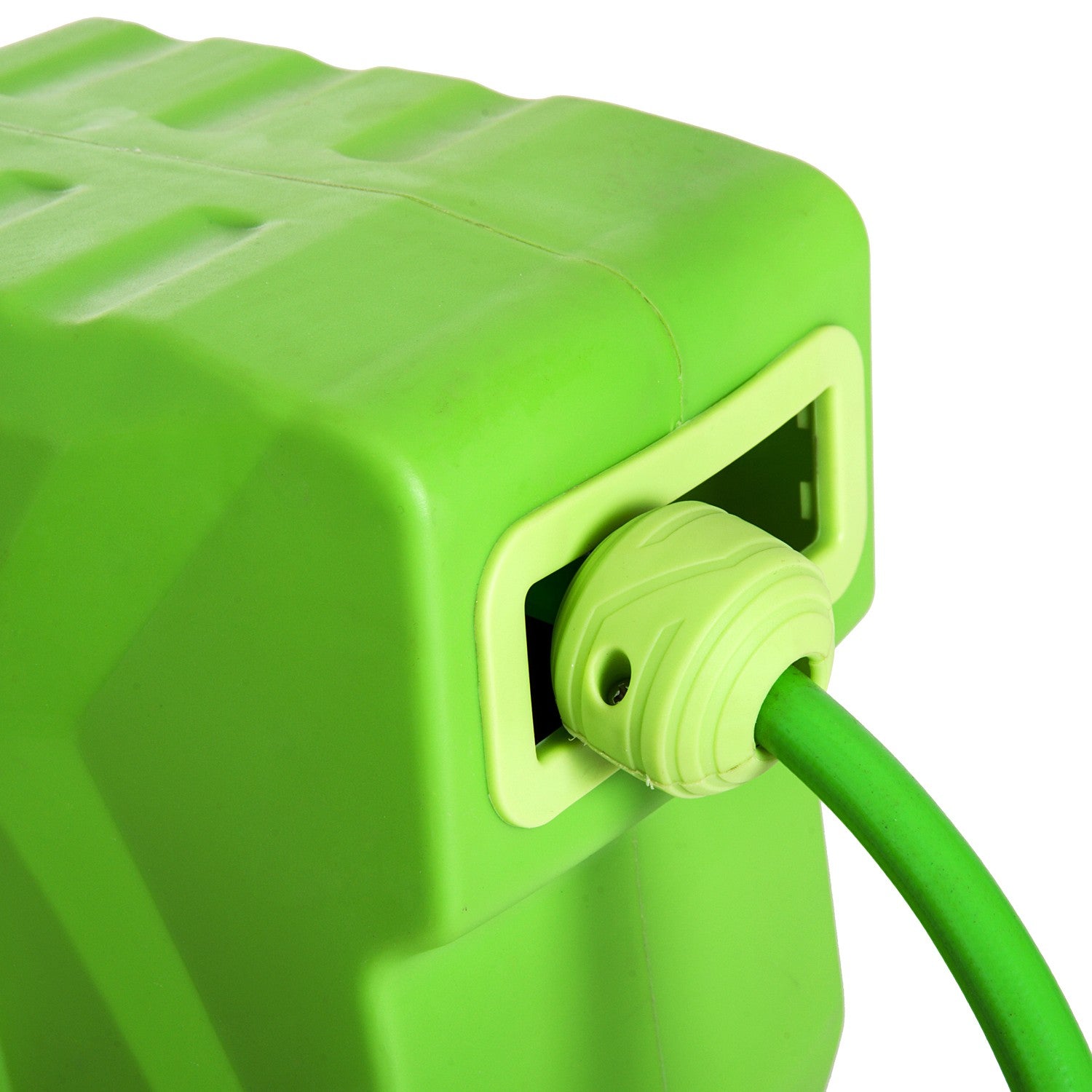 Automatische slanghaspel 15M - Zwenkbaar, groen, voor lucht & tuinieren