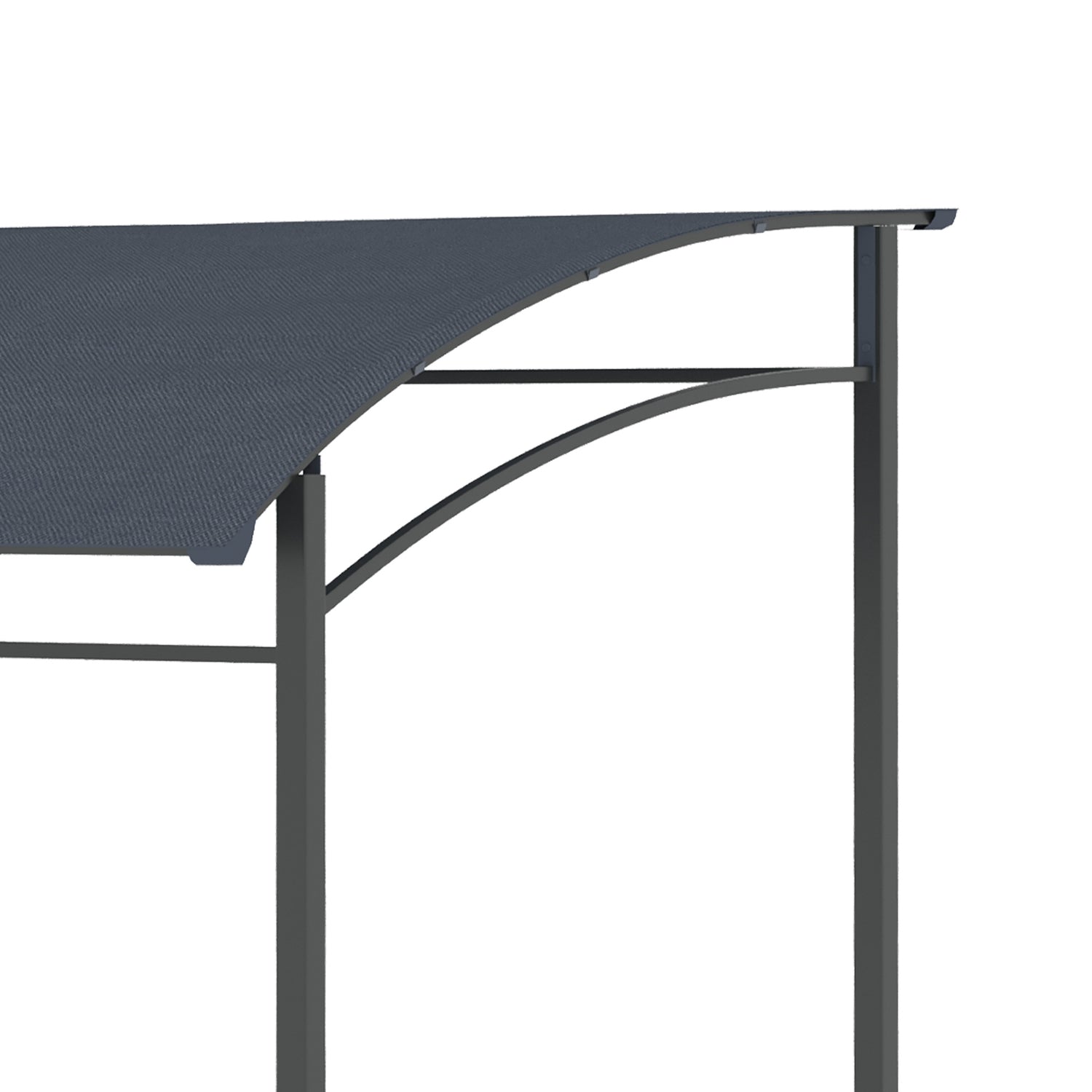 BBQ Pavillon Grillzelt, Wasserdicht UV-beständig, Grau