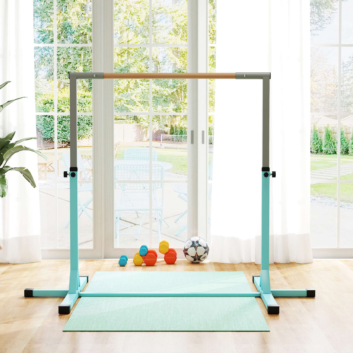 Gymnastiekrek voor kinderen, verstelbaar in 13 niveaus, 75 kg