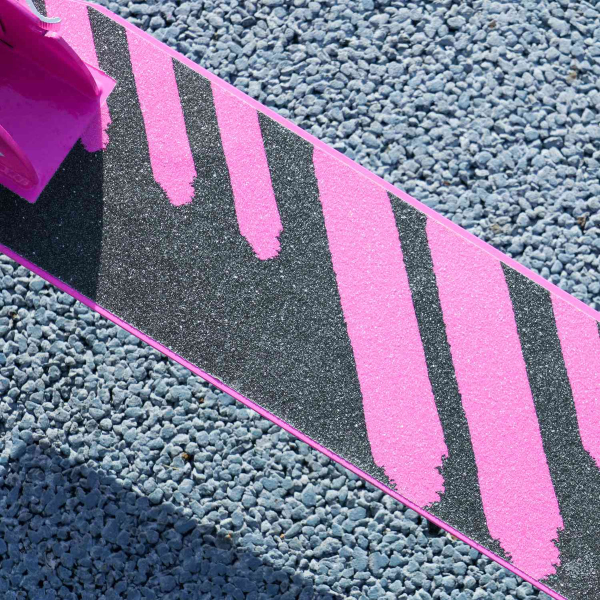 Opvouwbare kinderstep met verstelbaar stuur, roze