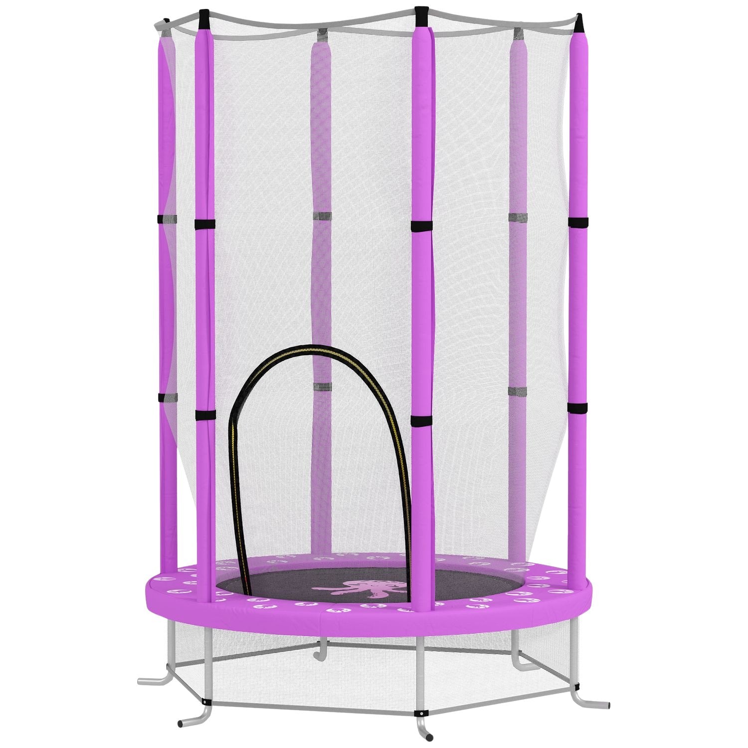 Kindertrampoline met vangnet, Ø 140 cm