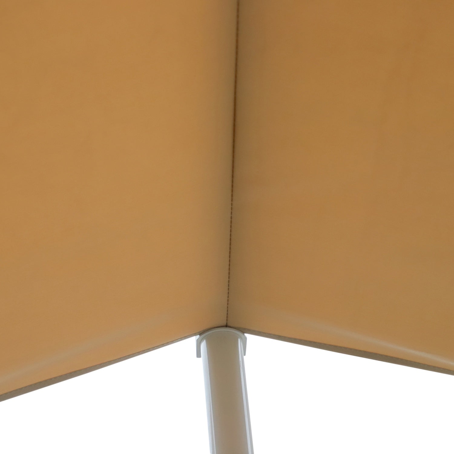 Beige inklapbaar terrasscherm, handbediend, 4,5x3,4M