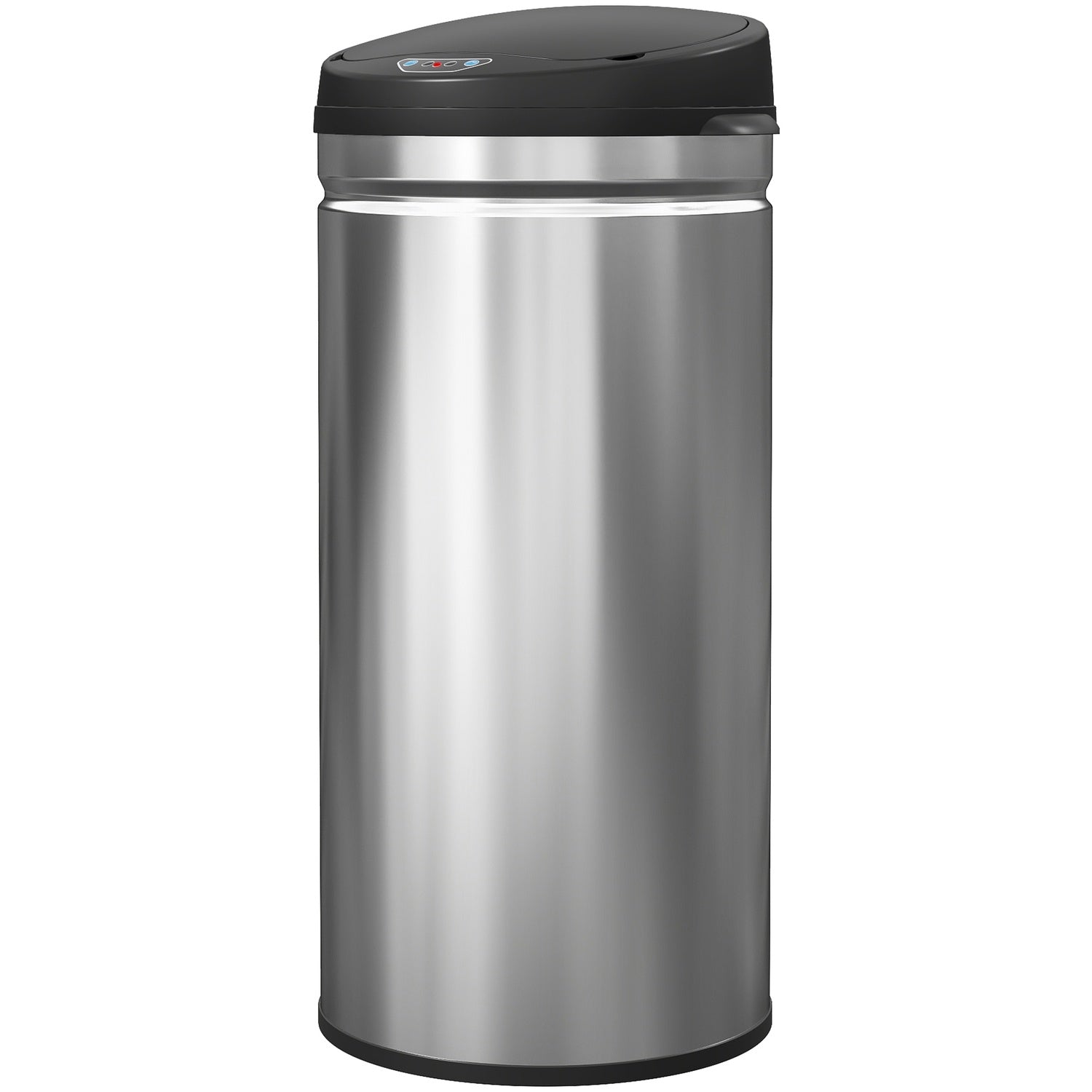 Beröringsfri 42L rostfri papperskorg med sensor