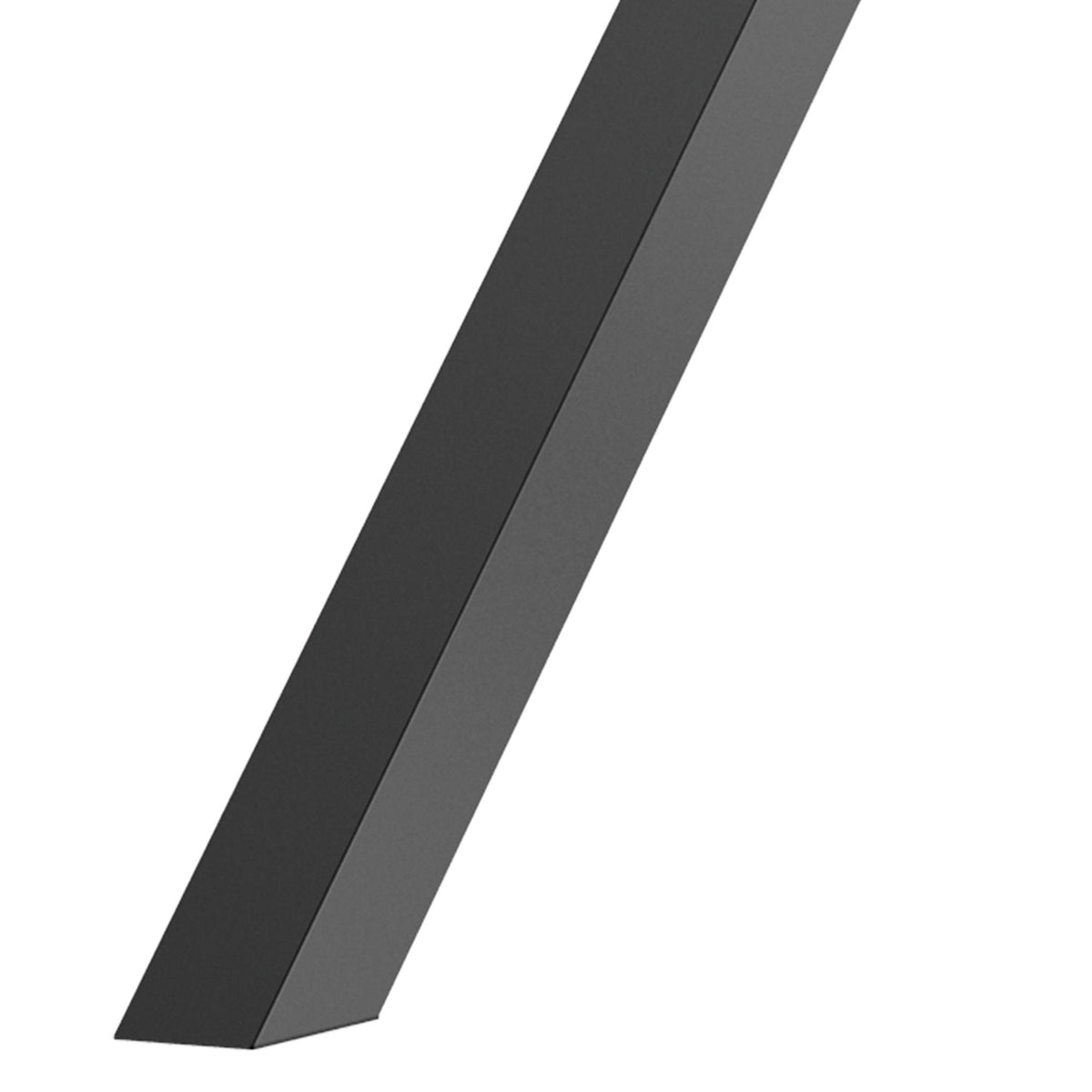 Zwarte Stalen X-Poten, set van 2, 72 cm