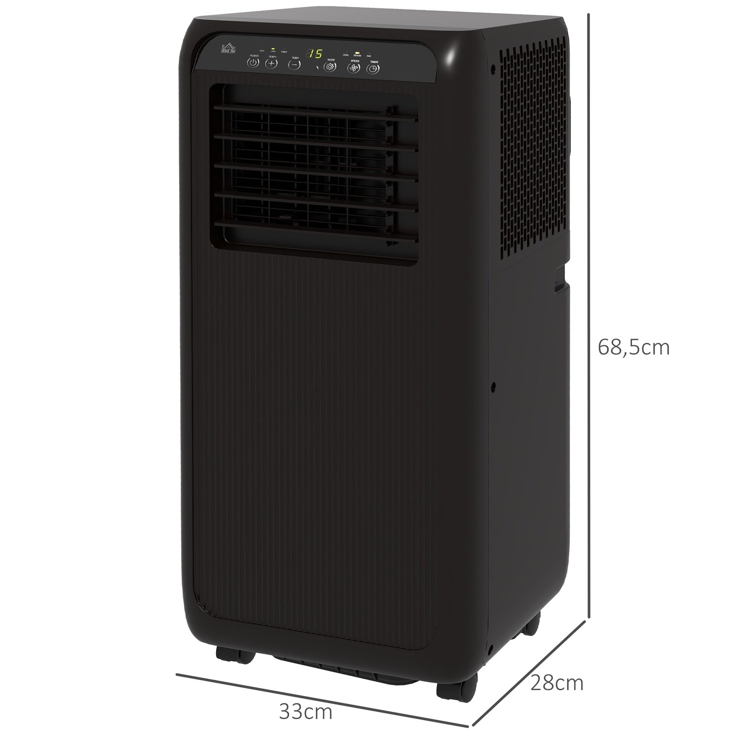 Draagbare airconditioning 9000 BTU – Luchtontvochtiger en ventilator