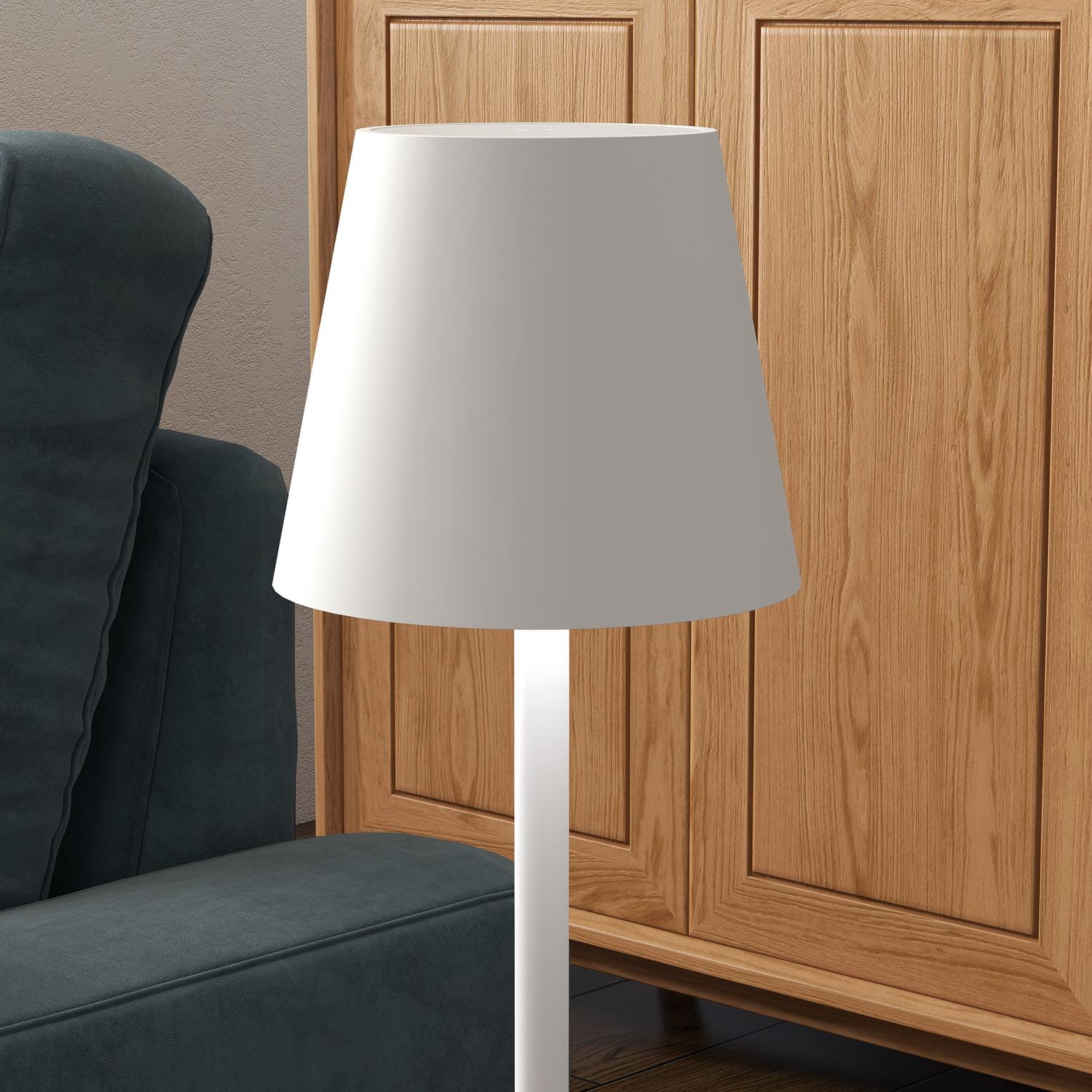 Draagbare metalen USB-bureaulamp – Oplaadbaar, 3 lichtstanden