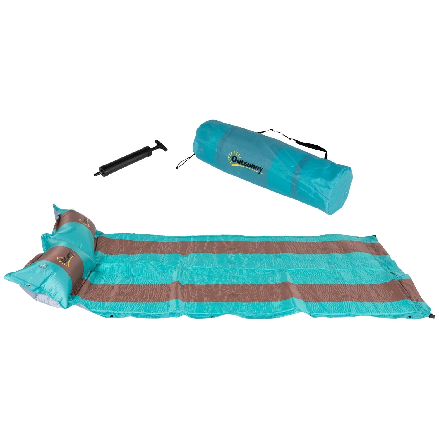 Camping slaapmat, 3 cm dik, 192x135cm, met pomp