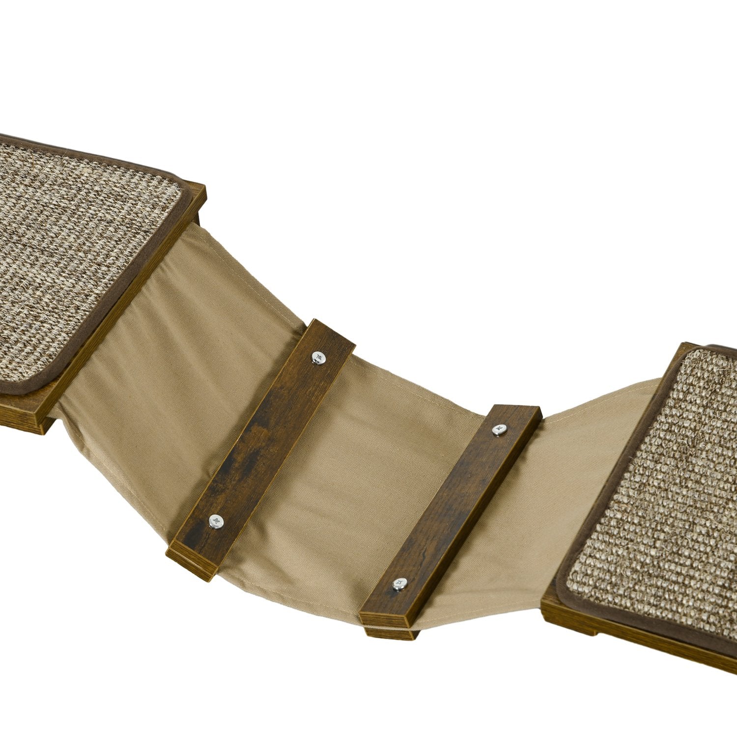 Set parete da arrampicata per gatti, mobile 8 pezzi con tiragraffi in sisal