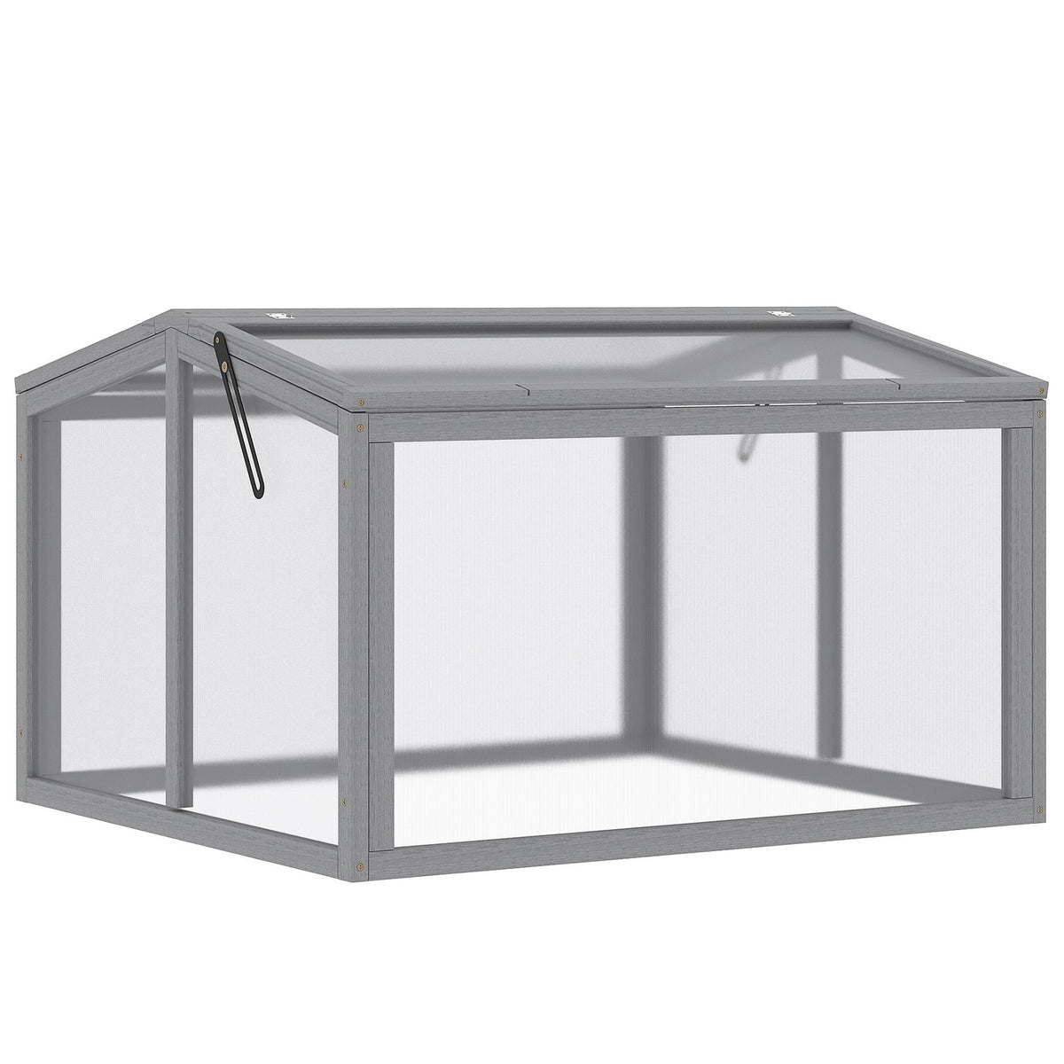 Kweekbak – Hout & Polycarbonaat, 90x80x58 cm