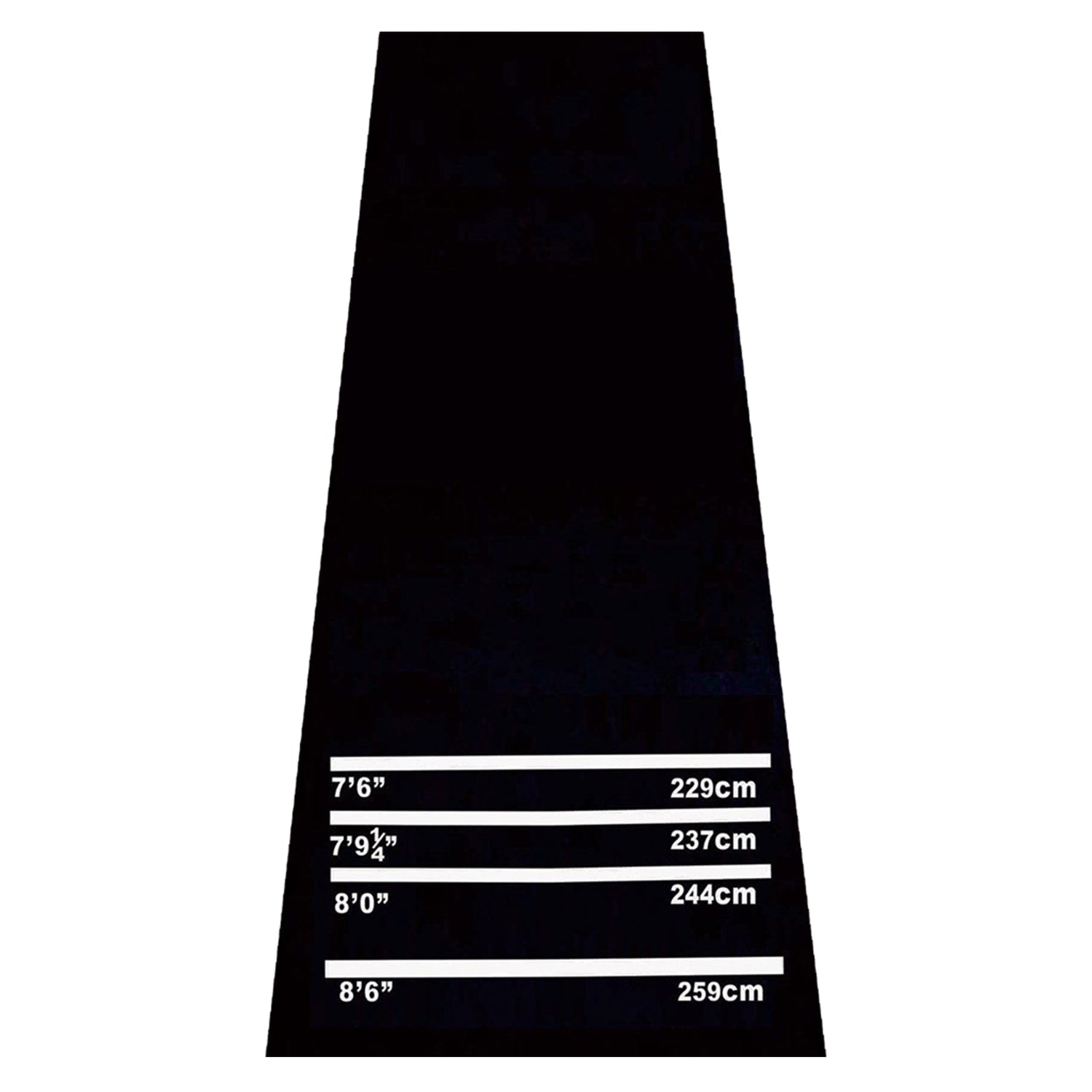 Dartmat, antislip rubberen mat voor stalen en softtip darts