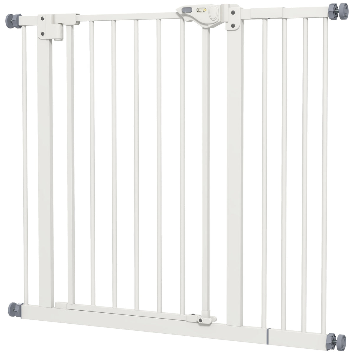 Hondenhekje – Uitschuifbaar metaal, Boorvrij, 74-94 cm