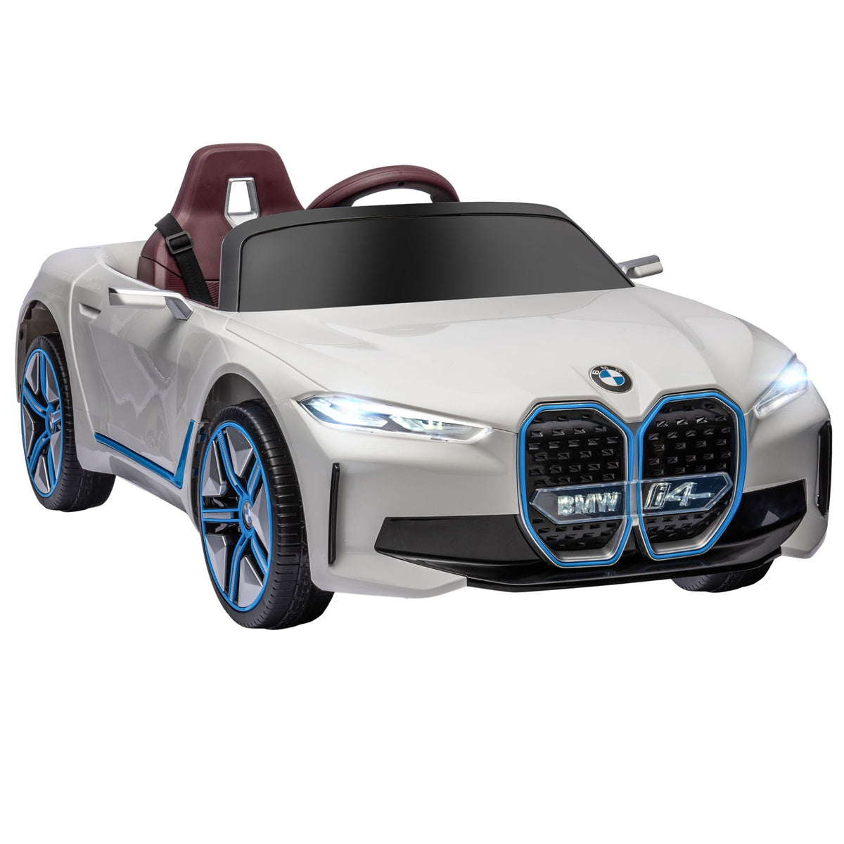 Elektrische kinderauto met afstandsbediening, koplampen, MP3 & 3-5 km/u