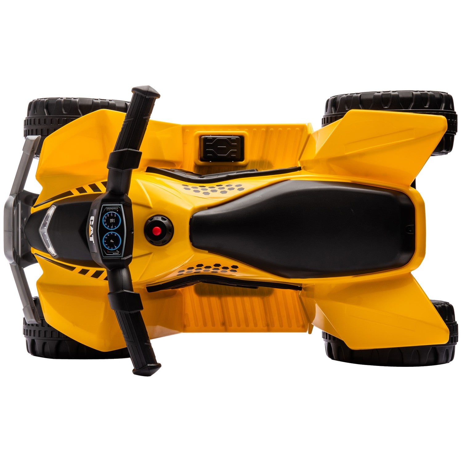 Elektrische quad voor kinderen, 6V met claxon & koplampen, geel