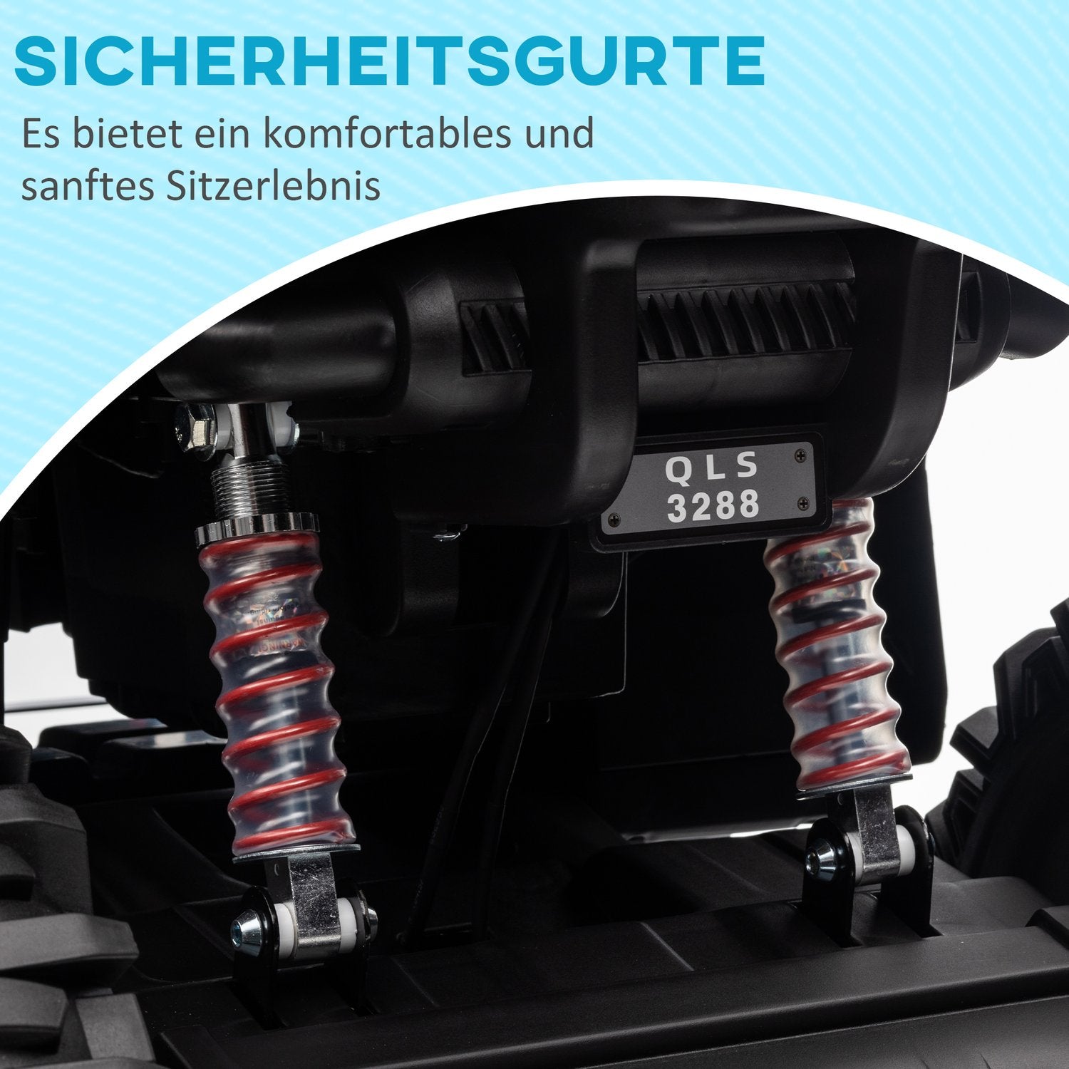 Elektrische kinderquad, vooruit & achteruit, MP3 & koplampen