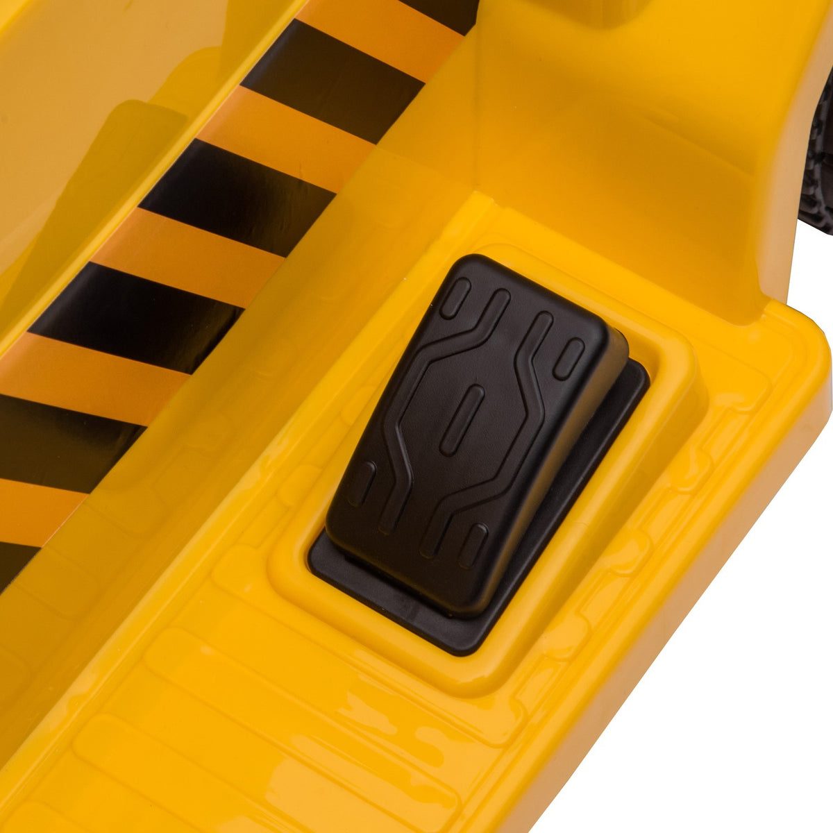Elektrische speeltractor met claxon en kantellader