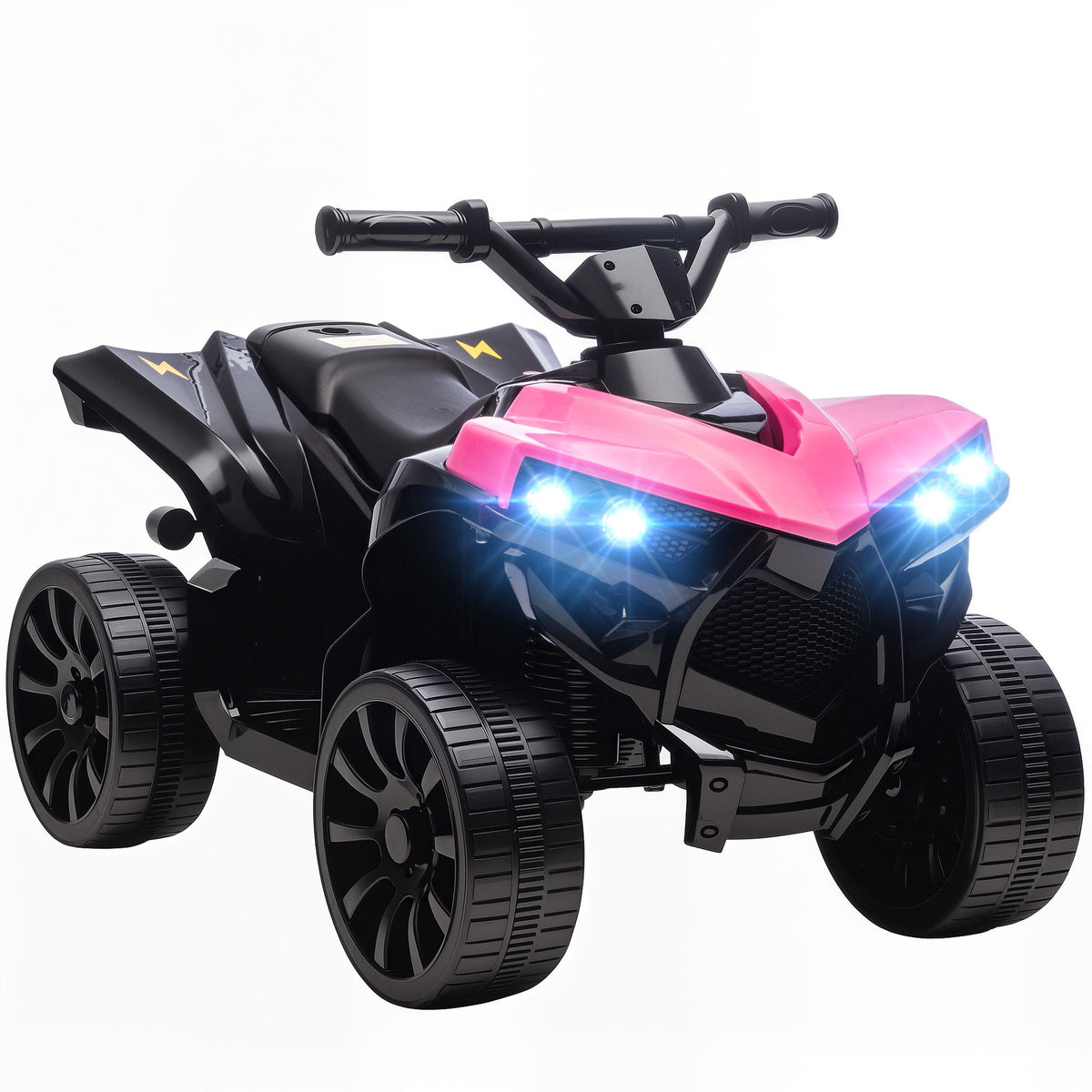 Elektrische quad voor kinderen, 6V-motor, roze, 3-6 jaar