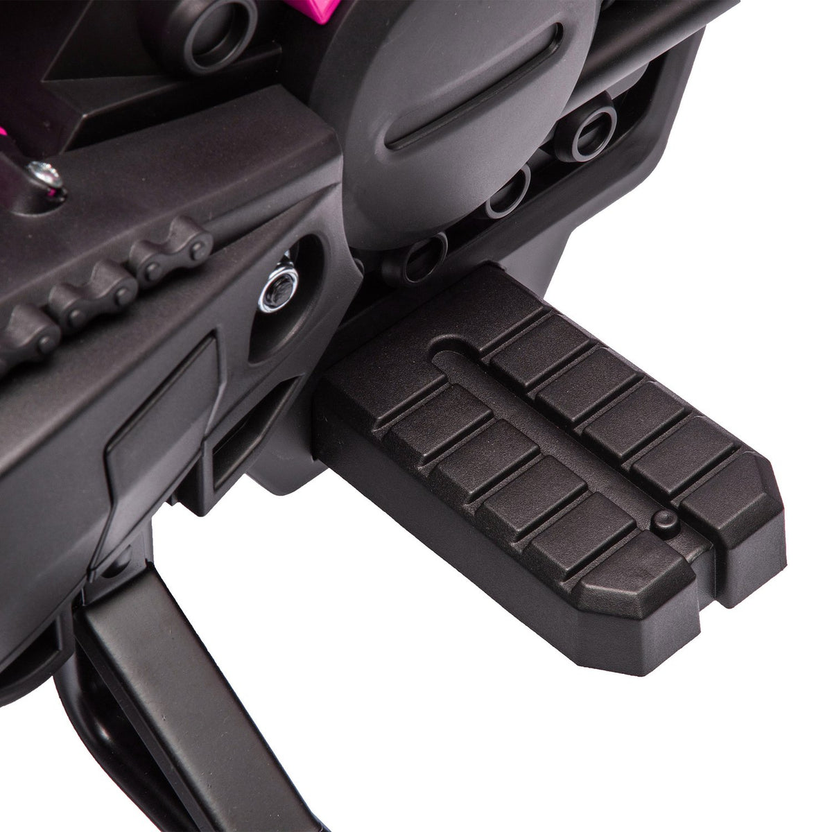 Elektrische motorfiets voor kinderen, 12 V, roze, met steunwielen