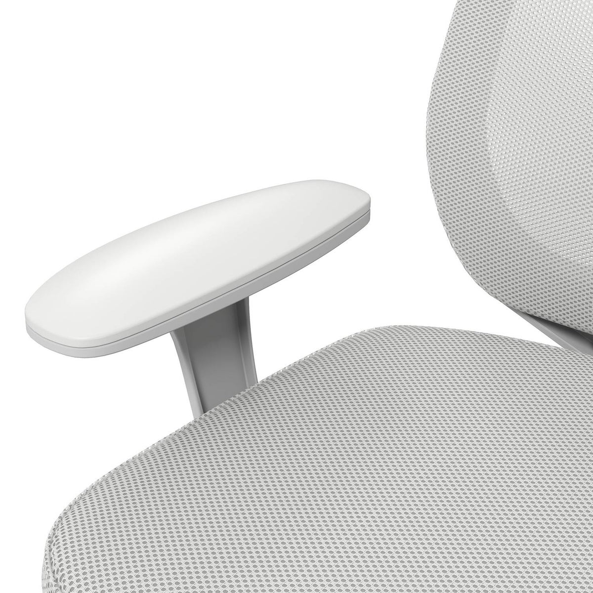 Ergonomische bureaustoel, verstelbare hoogte, grijs, 360° draaibaar