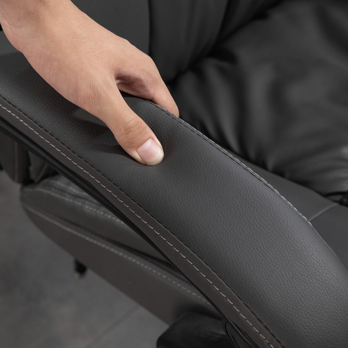 Ergonomische bureaustoel met massage- en relaxfunctie