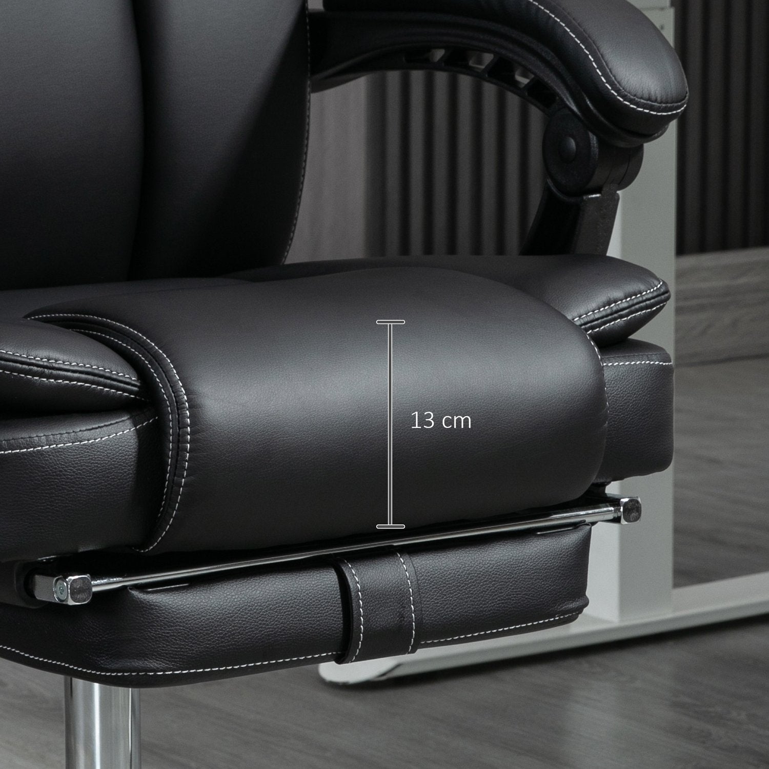 Ergonomisk kontorsstol med vibrationsmassage & värme