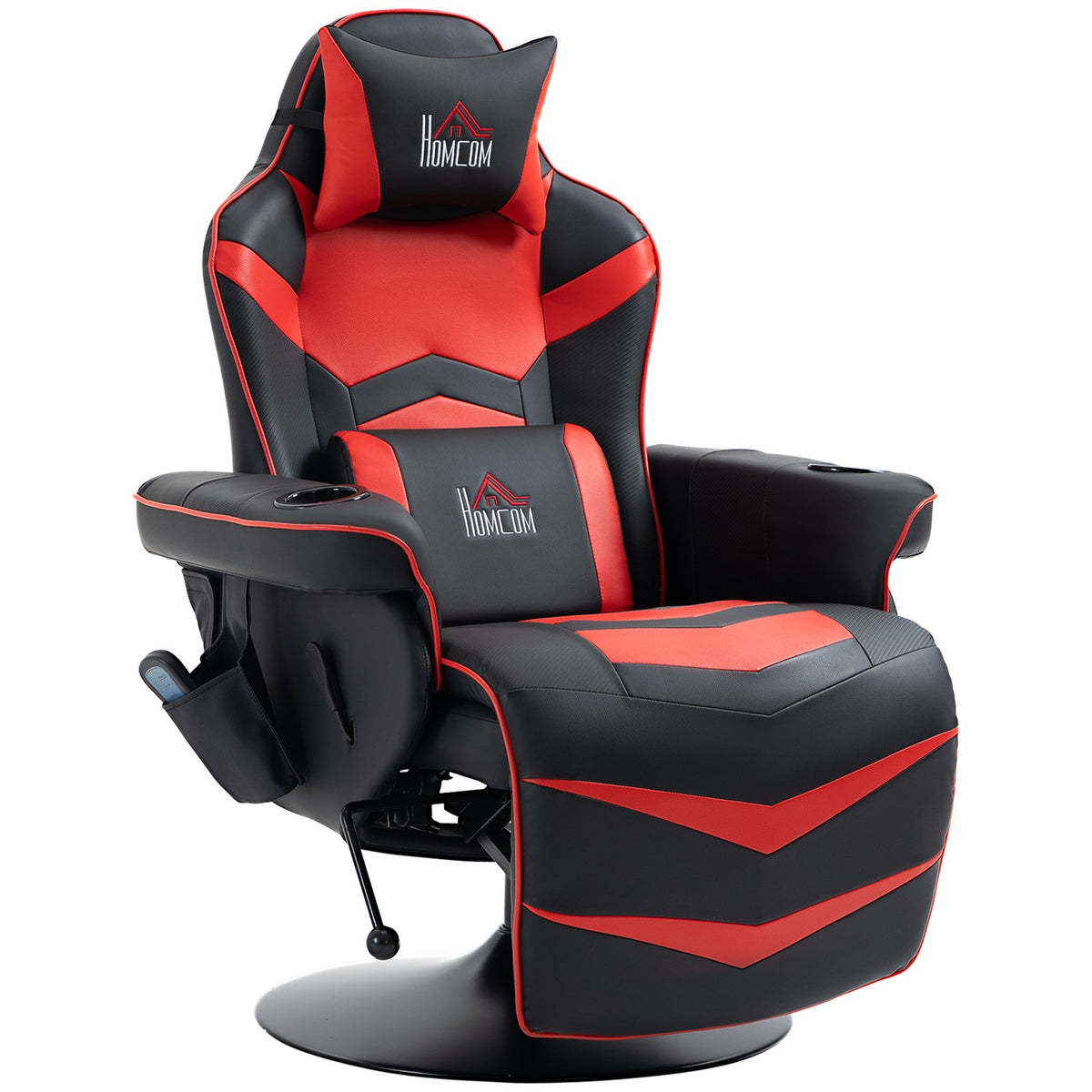 Ergonomische relaxfauteuil Loungestoel, kunstleer, massagefunctie