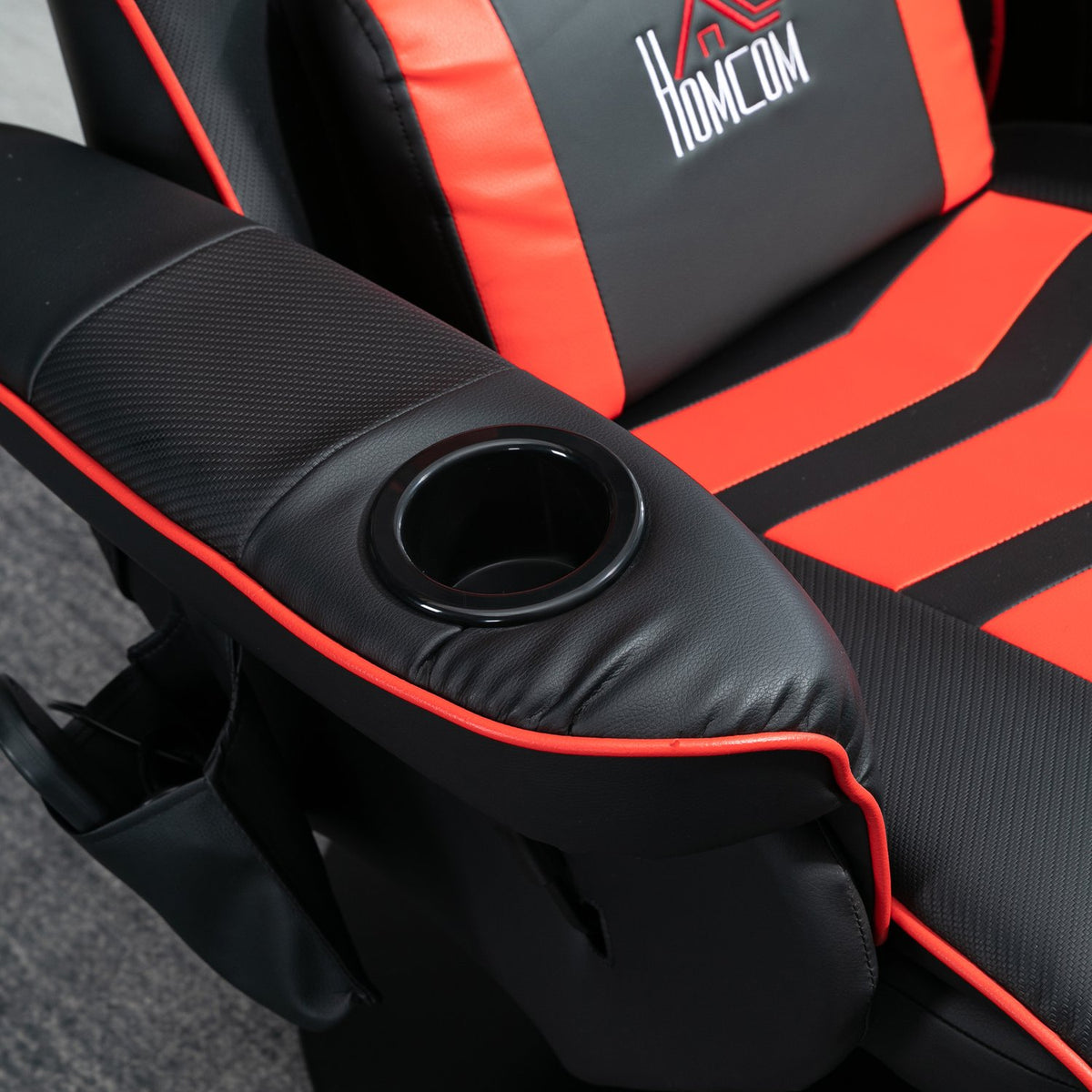 Ergonomische relaxfauteuil Loungestoel, kunstleer, massagefunctie