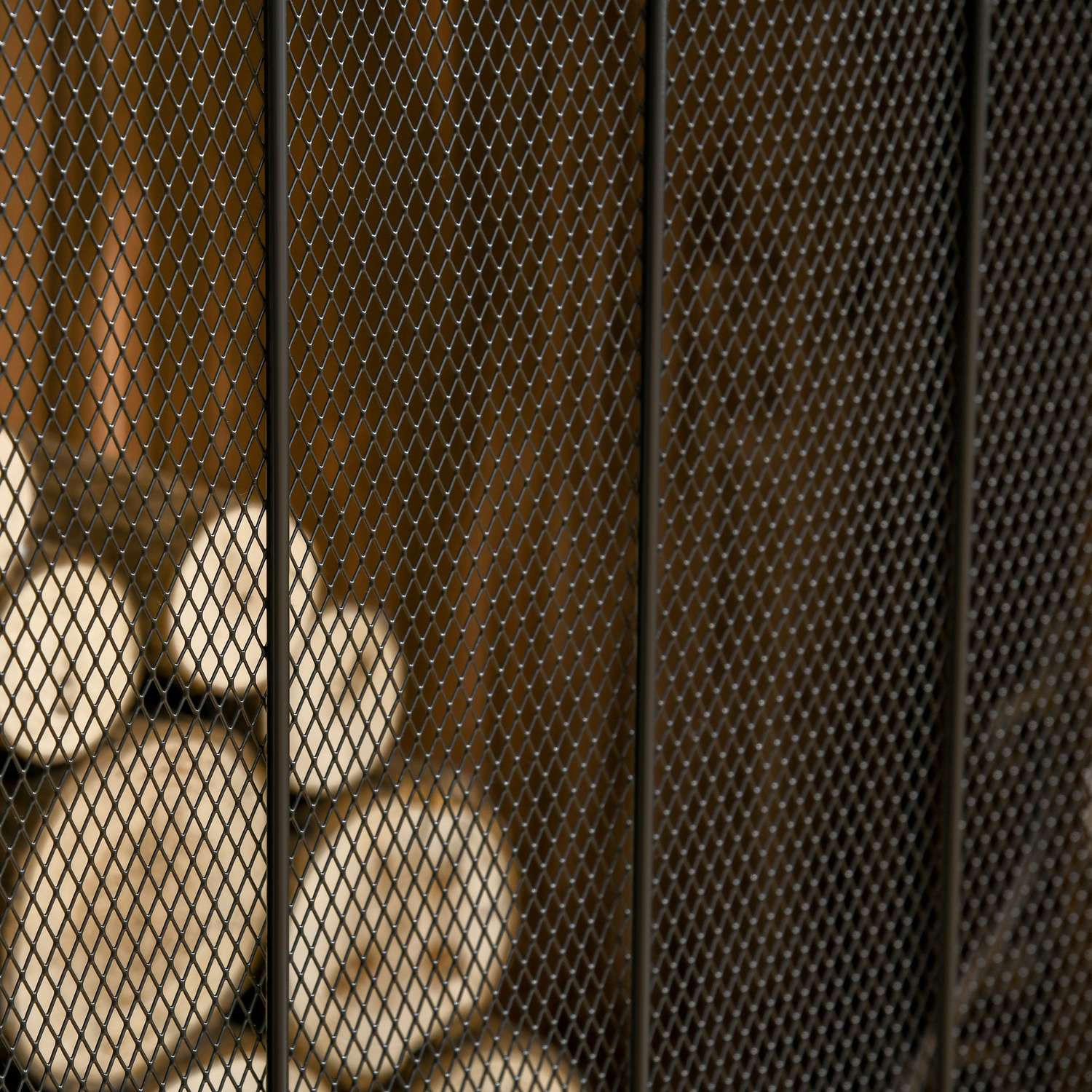 Opvouwbaar haardscherm van staal, 3 panelen, 105 x 80,5 cm, zwart