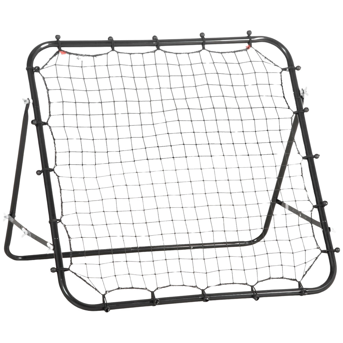 Voetbal Rebounder Muurnet, Metaal & PE, 96x80x96 cm