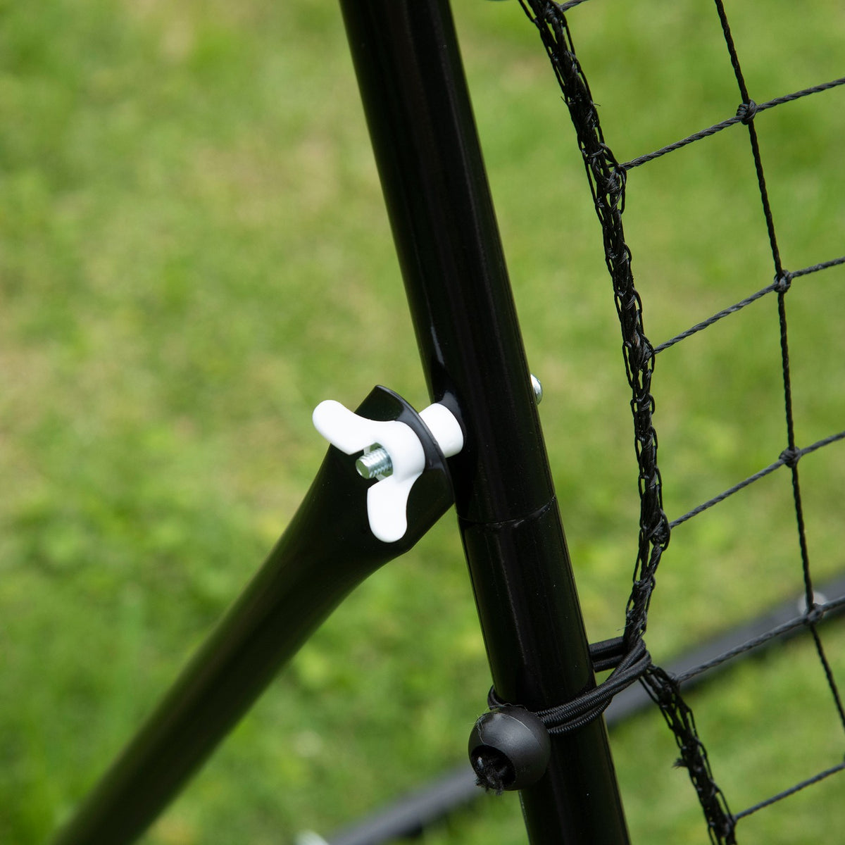 Voetbal Rebounder Muurnet, Metaal & PE, 96x80x96 cm