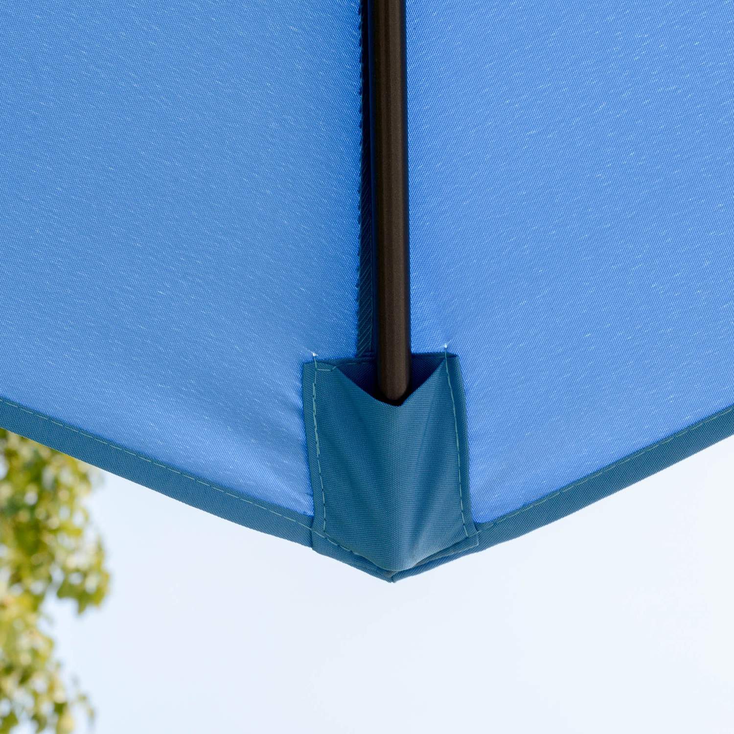 Zweefparasol, 2,67 m, dubbel dak, UV-bescherming