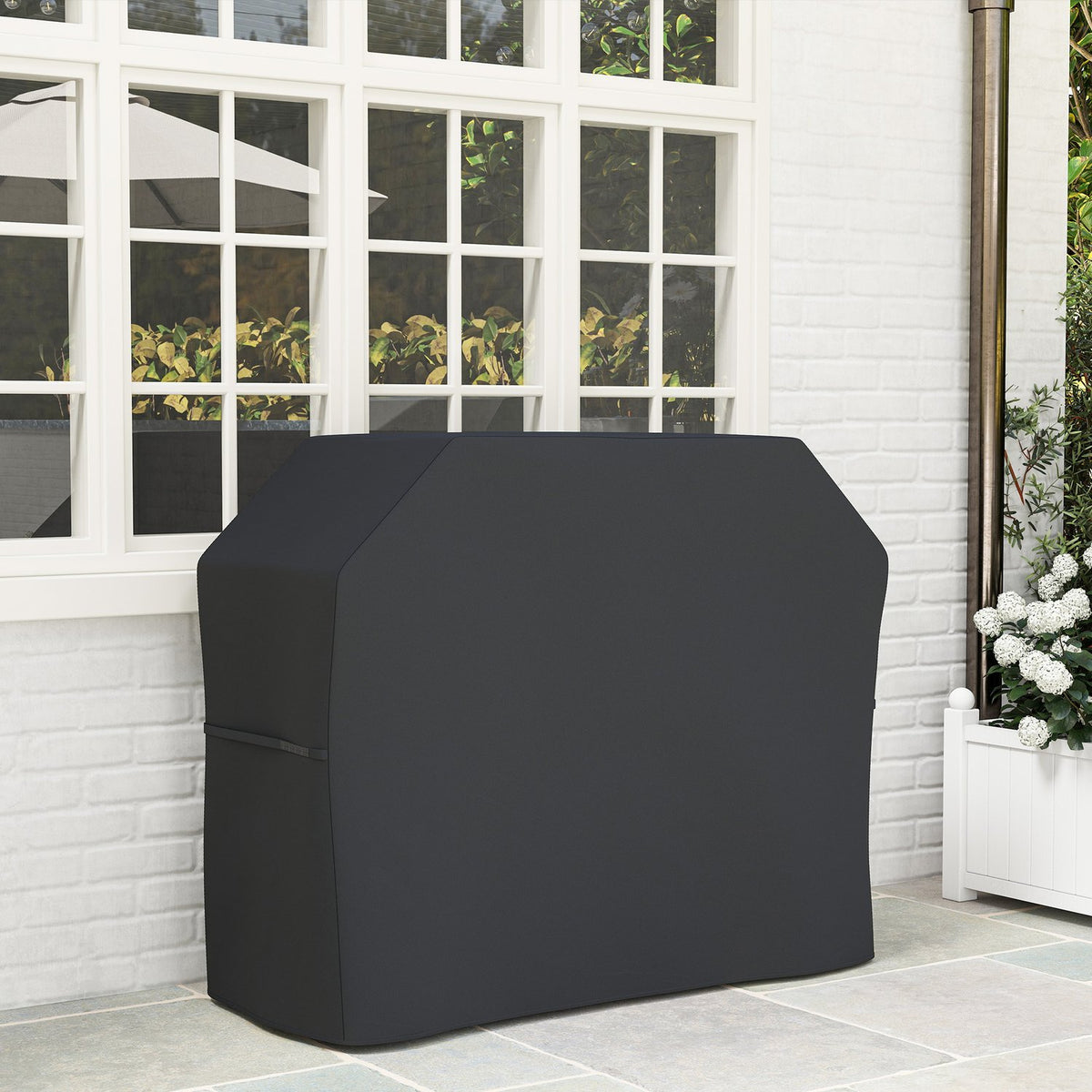 Grillhoes, waterdicht en uv-bestendig 420D Oxford-weefsel