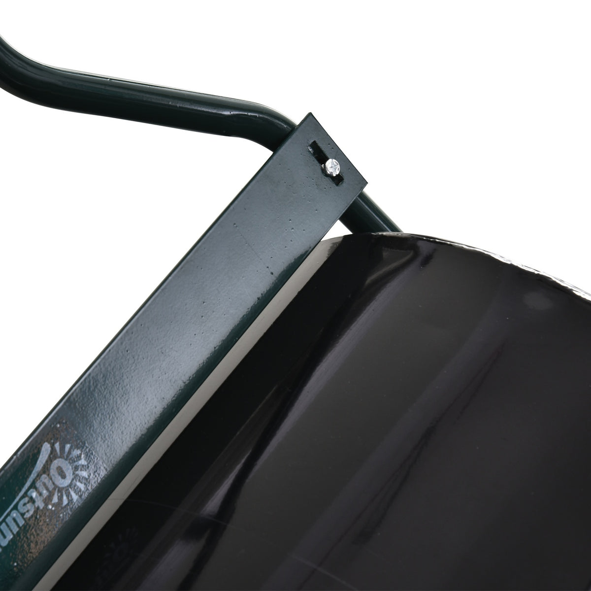 Grasroller 40 cm, vulbaar metaal – water/zand, zwart