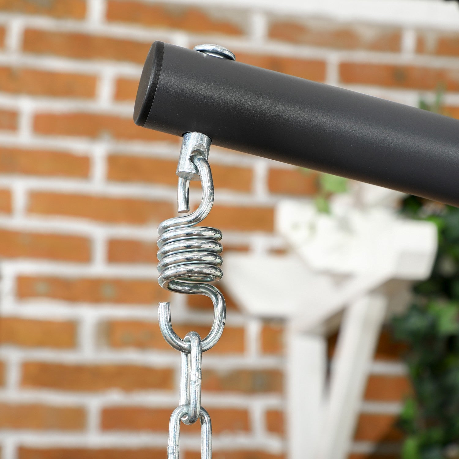 Rotan hangstoel met kussen – voor binnen/buiten