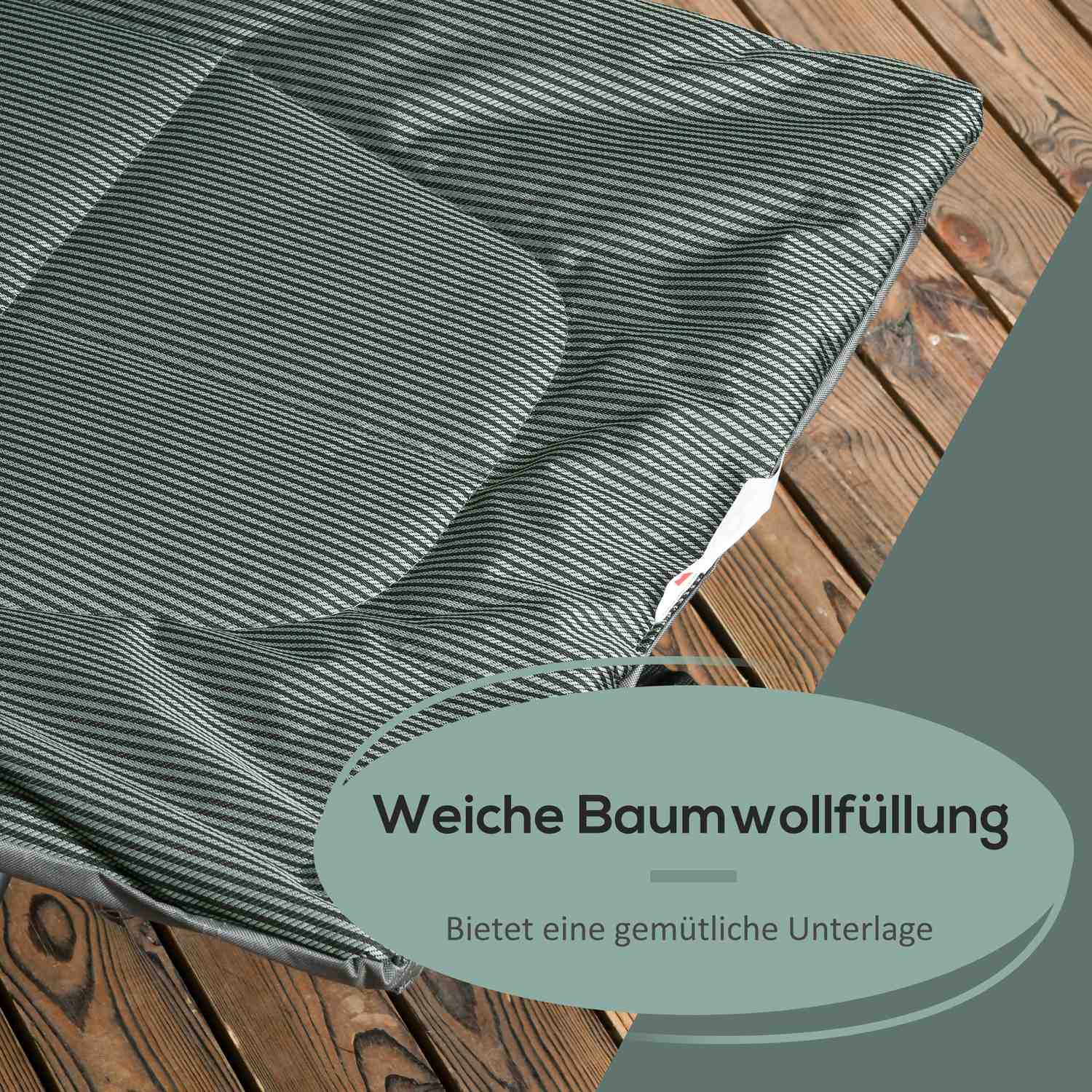 Opvouwbaar campingbed met tas, grijs, draagvermogen 120 kg