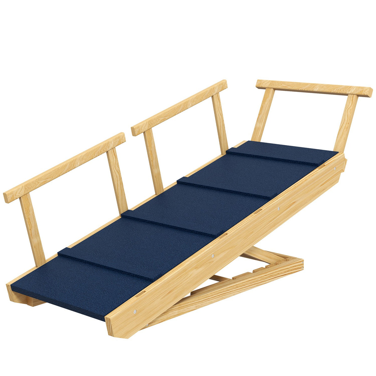 Opvouwbare hondenloopplank met leuningen, antislip, tot 40 kg