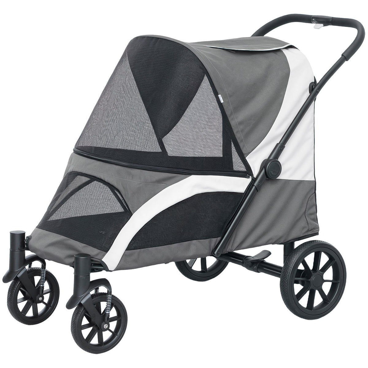 Opvouwbare huisdierbuggy voor grote honden en katten tot 30 kg
