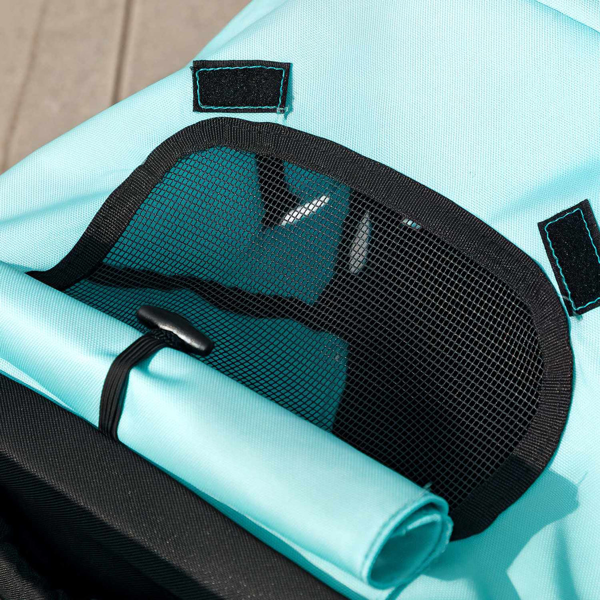 Hondenbuggy jogger, opvouwbaar, voor huisdieren tot 10 kg, turquoise