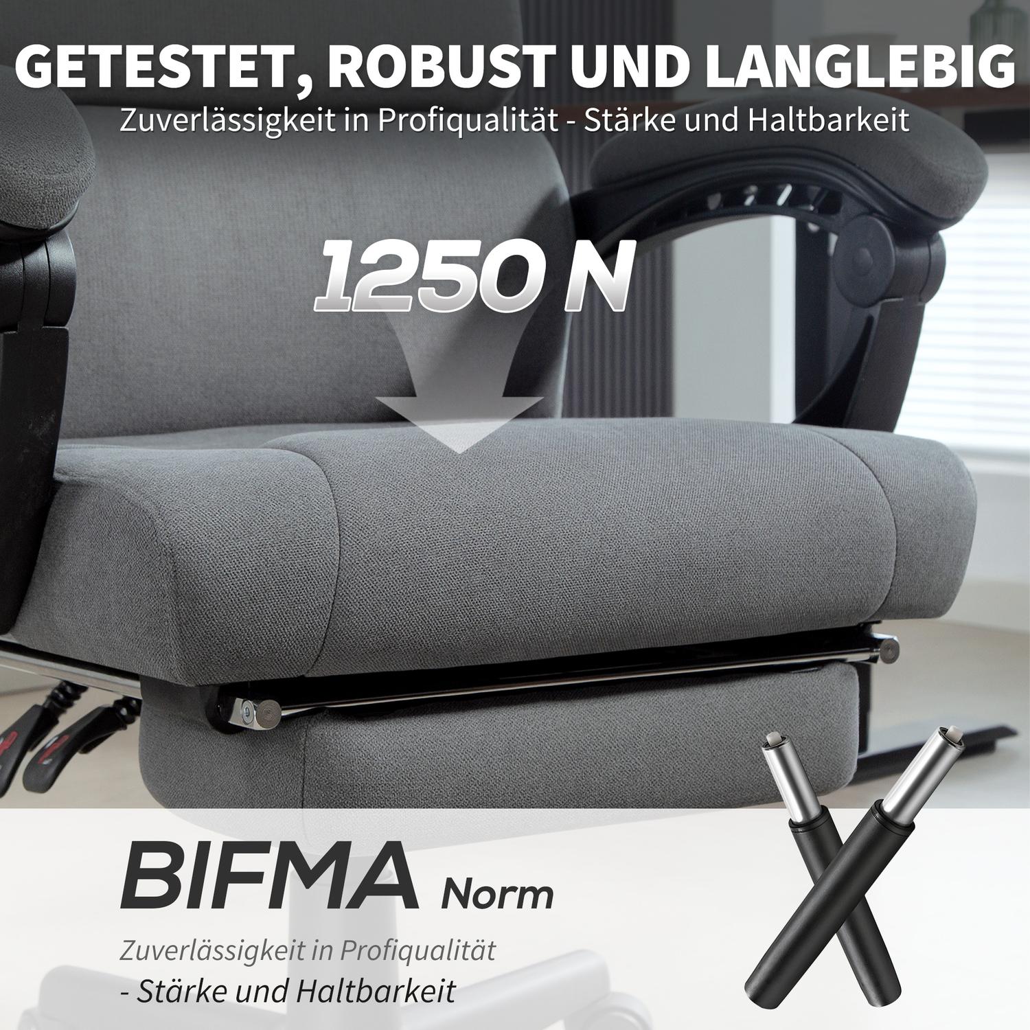 Justerbar kontorsstol i sammetsliknande utseende, rullstol, grå