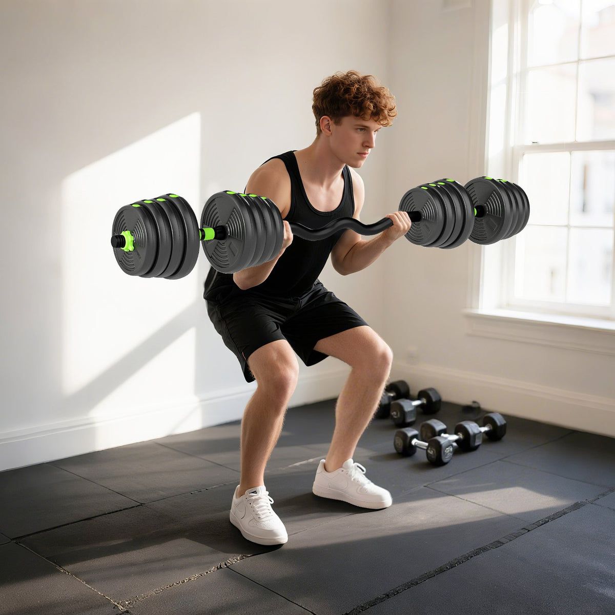 Verstelbare halterset van 30 kg – Krachttraining voor thuis