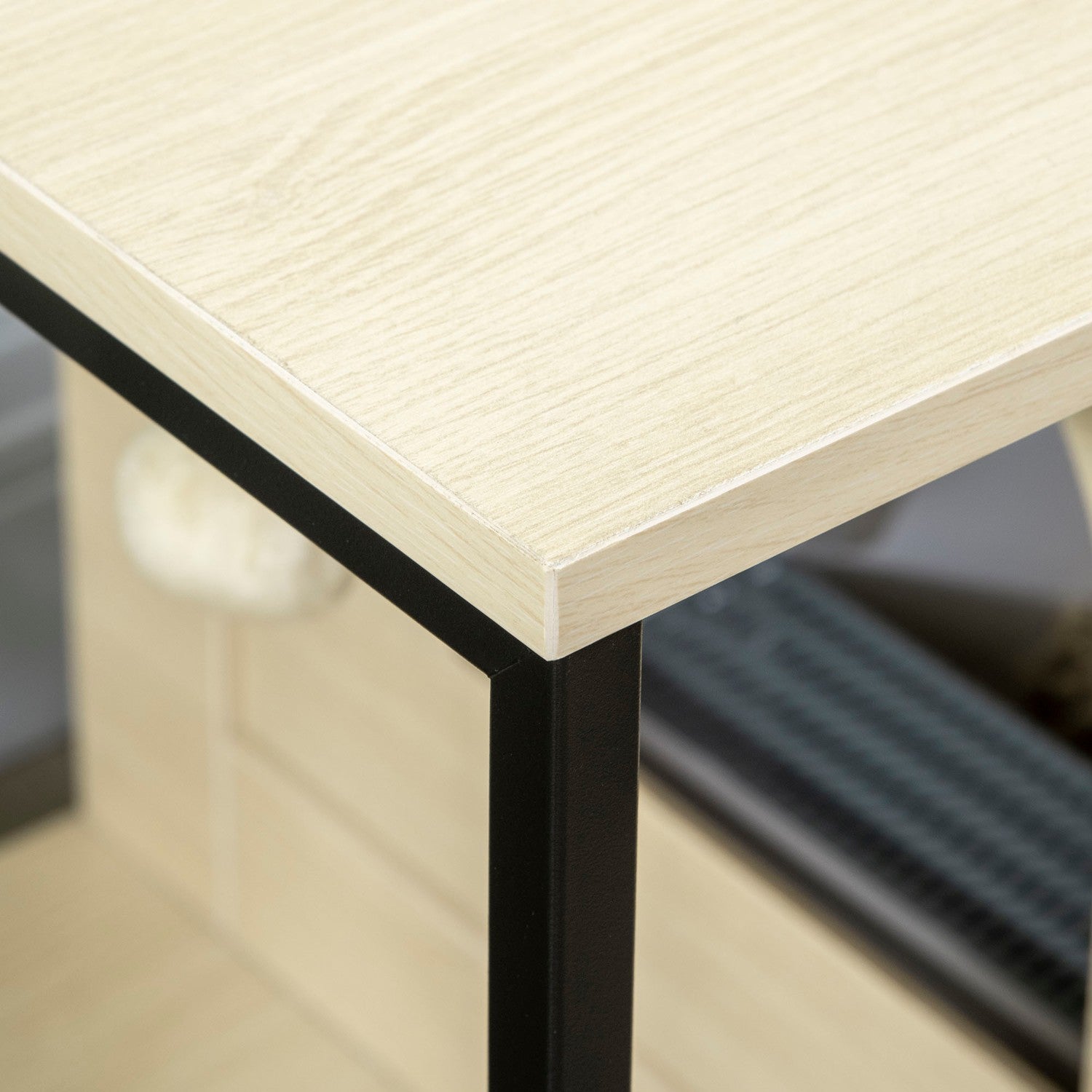 Kattenkast, kattenbak, eiken, magnetische deur, speelbal, 86x48x52 cm